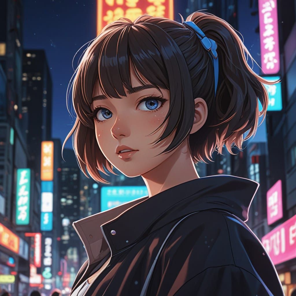 Cinematic Anime Art of Jane Remover and Danny Brown