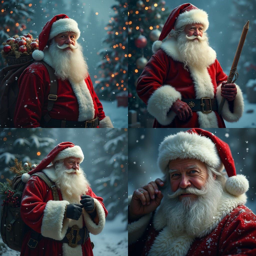 Realistic Depictions of Santa Claus from Around the World in...