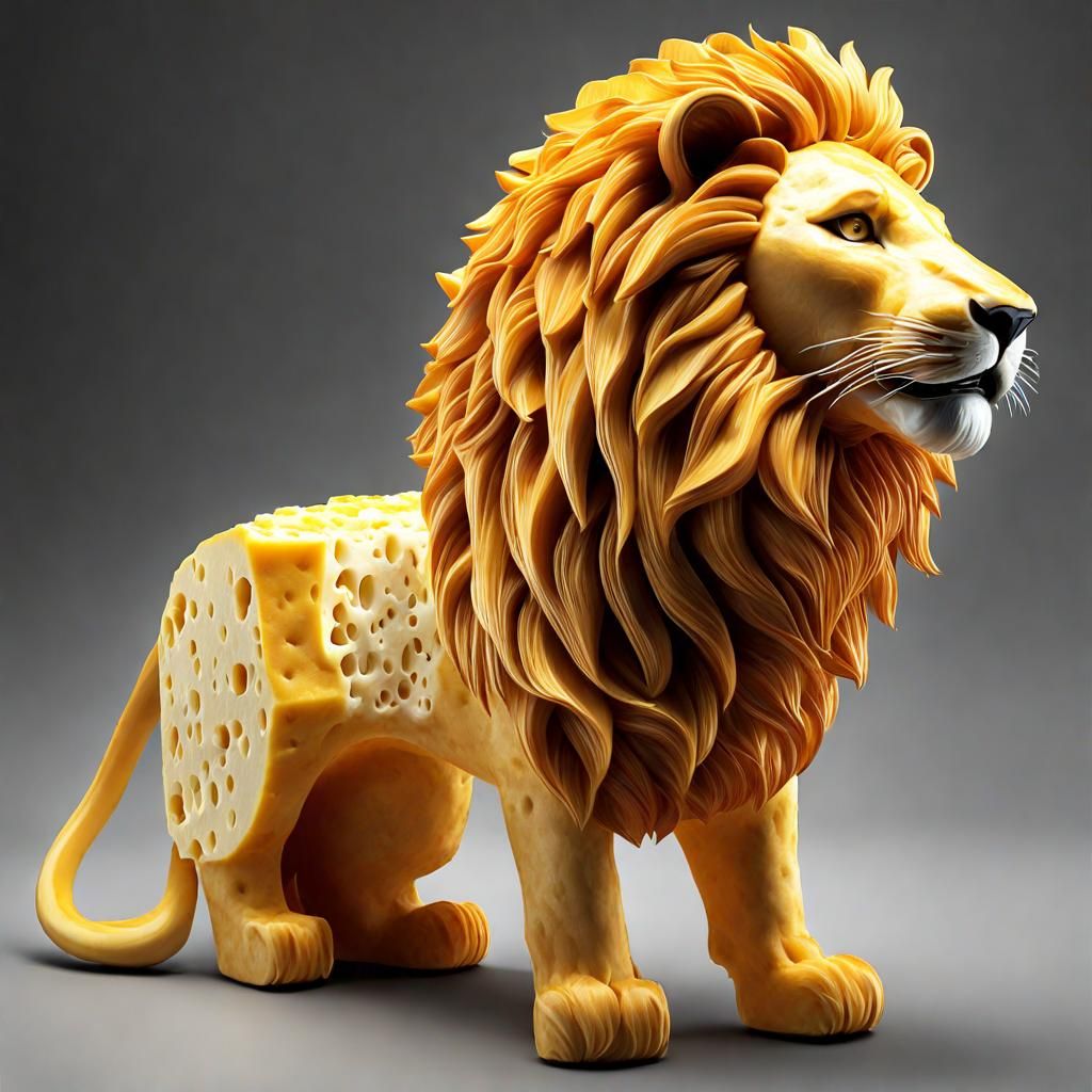 Cheese lion