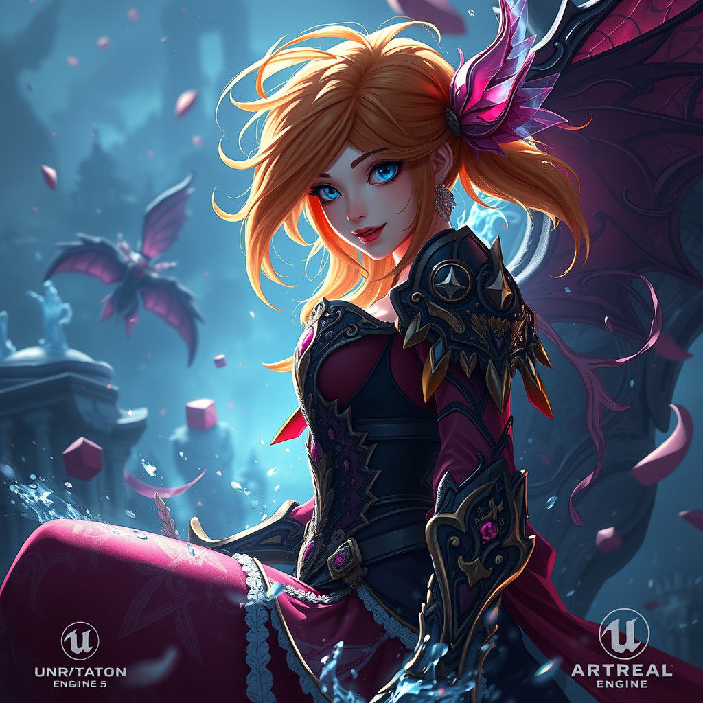 Code-Name-Chloe: Detailed Matte Painting in Deep Color