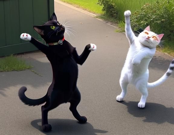 Funny Dancing Cat Meme with Subtitles