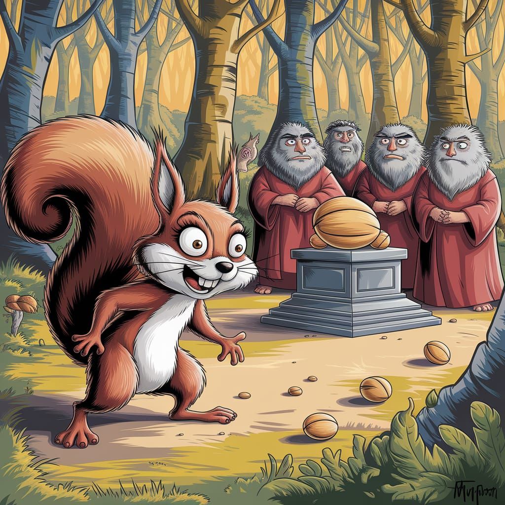 Squirrel's Absurd Quest for the Sacred Golden Nut