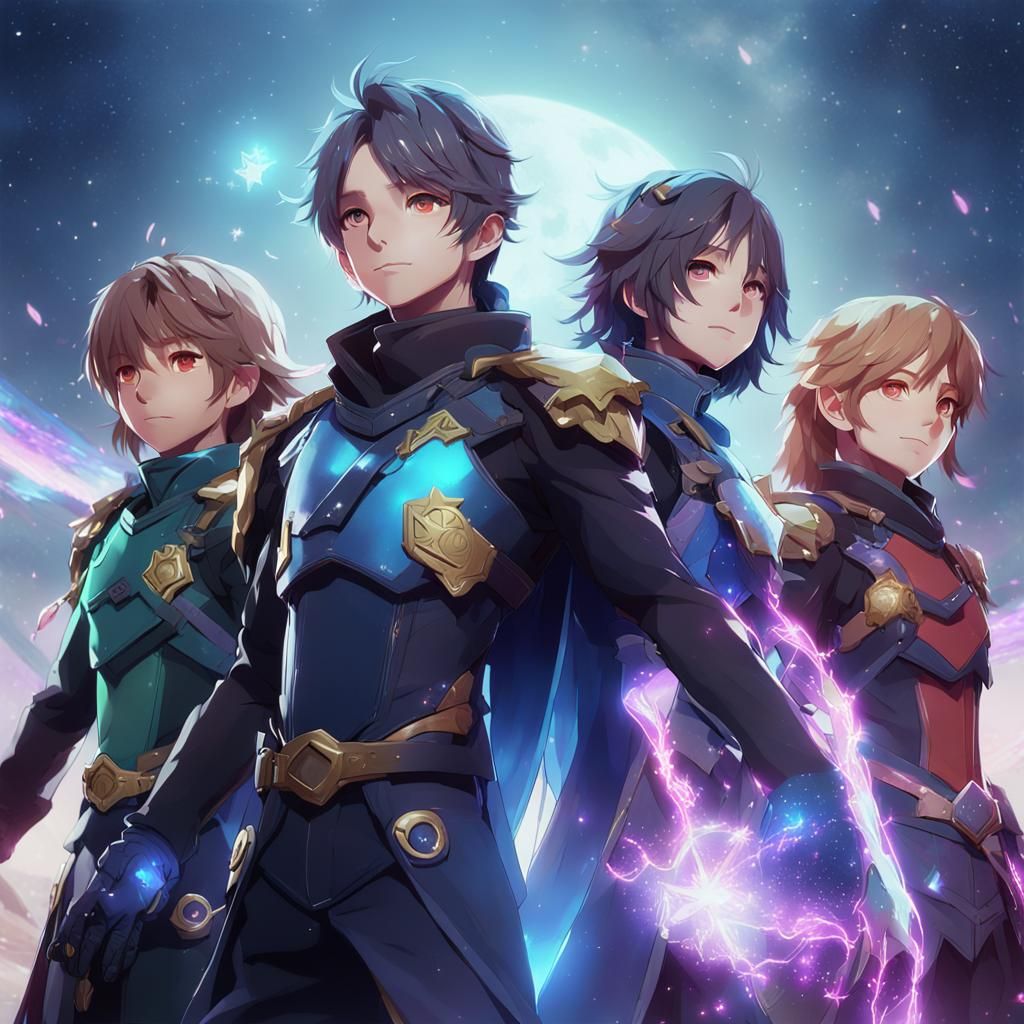 Free Stars: Children of Infinity in Detailed 3D Anime Art