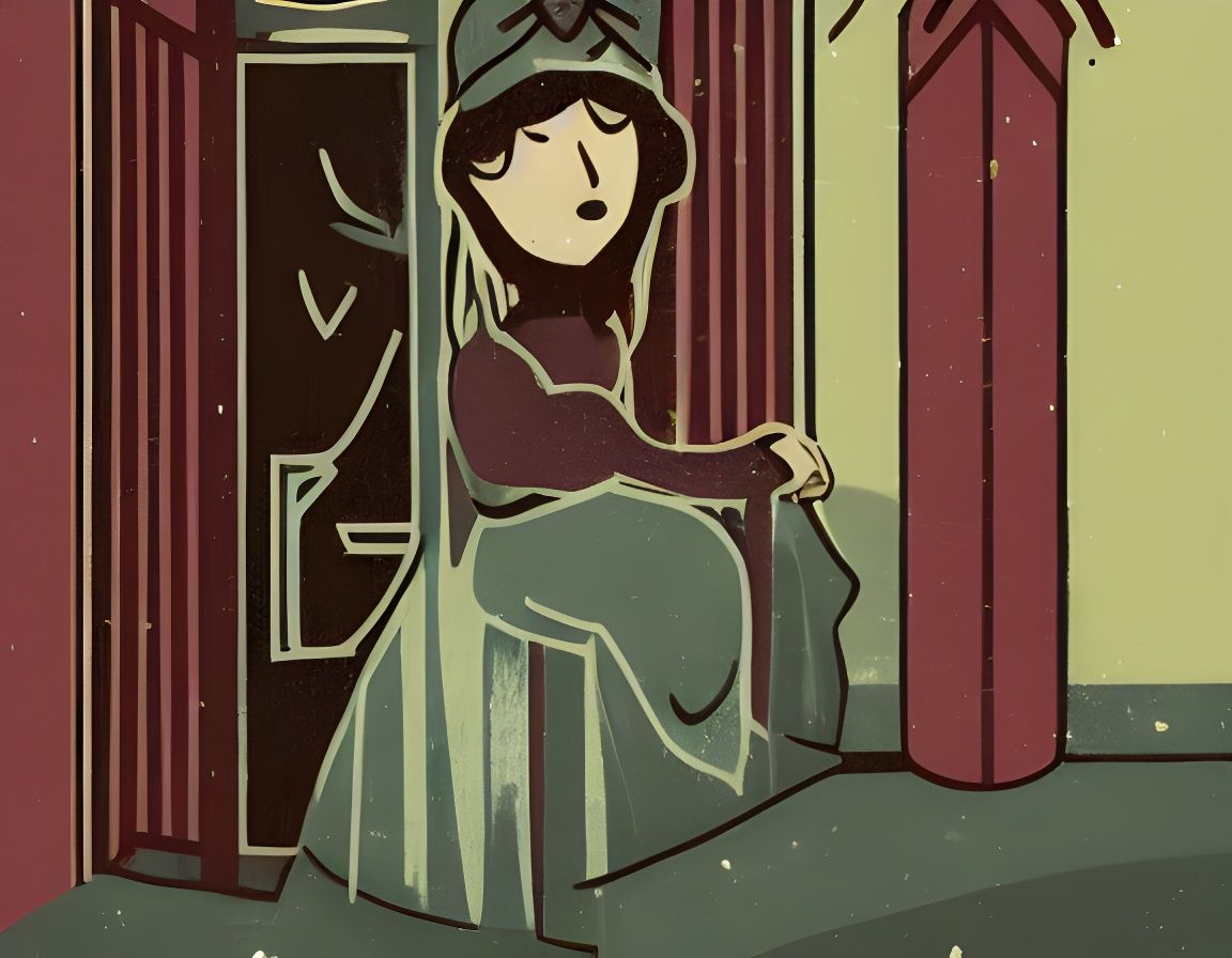 A Night Elf Druid in the Grove of the Moon