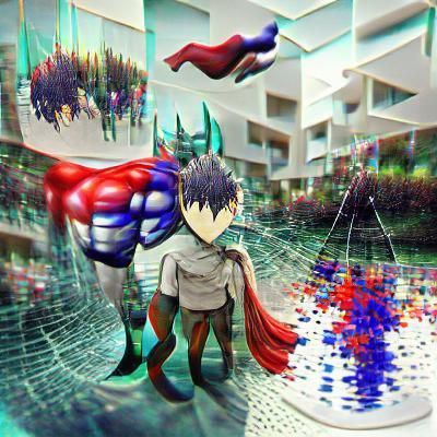 Hyperfocus Geometric Abstract in Vibrant Colors