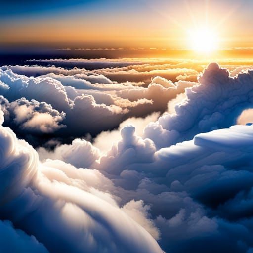 Hyperdetailed Cloudscape: A Walk in the Clouds