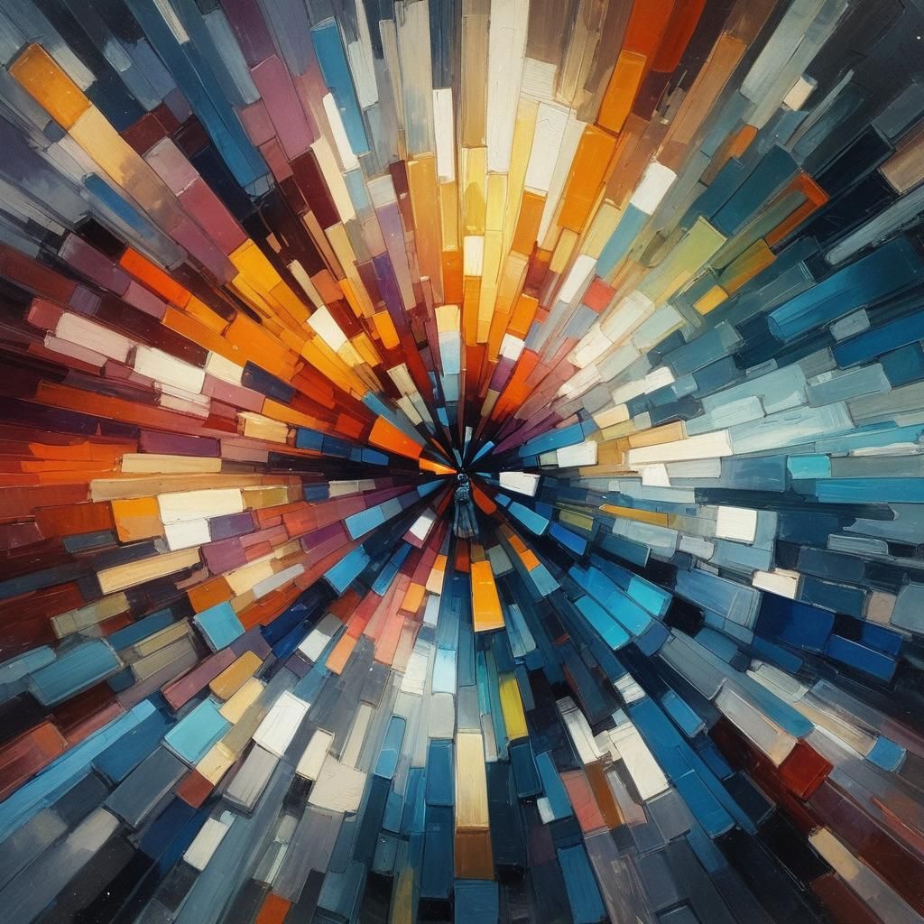 Astronaut on Barren Planet in Sci-Fi Style