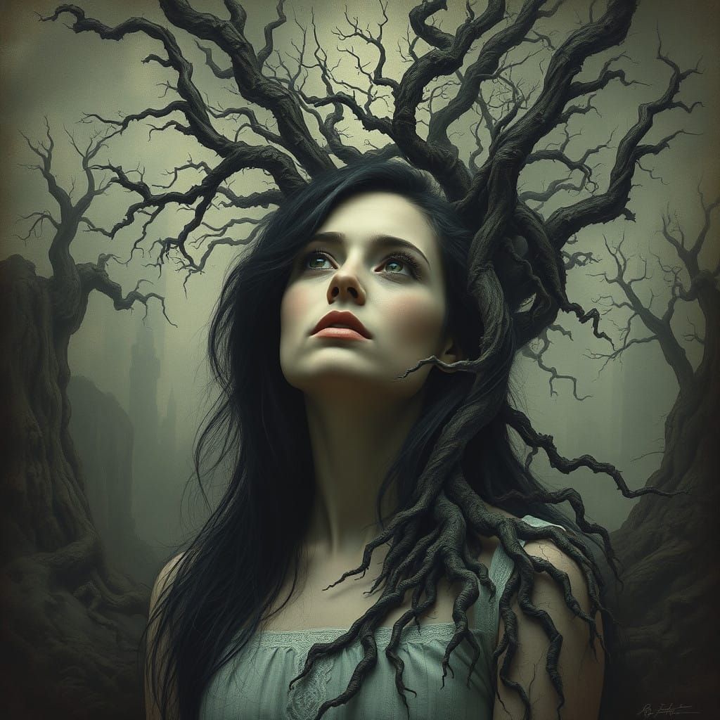 A Woman Trapped in Her Own Surreal Subconscious