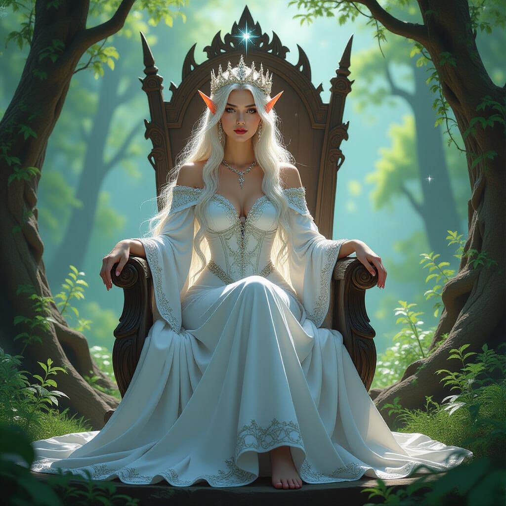 A regal elven queen