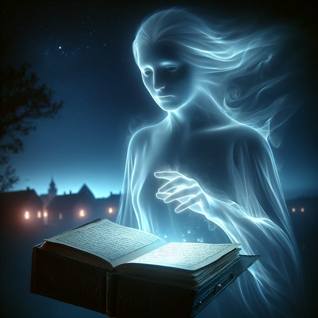 A ghost seeking to resolve unfinished business from their life.