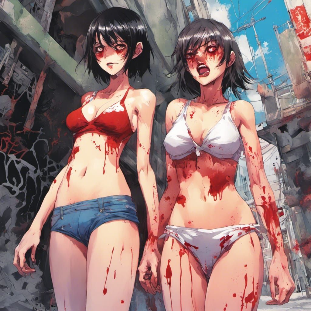 Sinister Ghoul in Bloody Bikini: Anime Key Visual