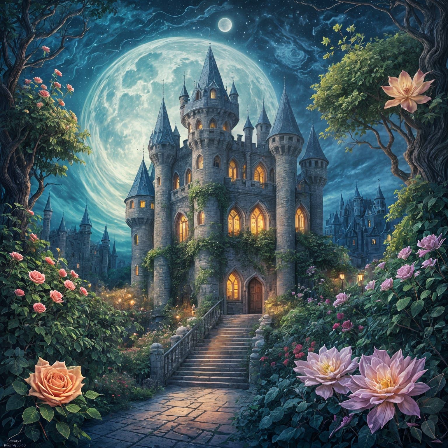Night Court Castle from A Court of Thorns and Roses