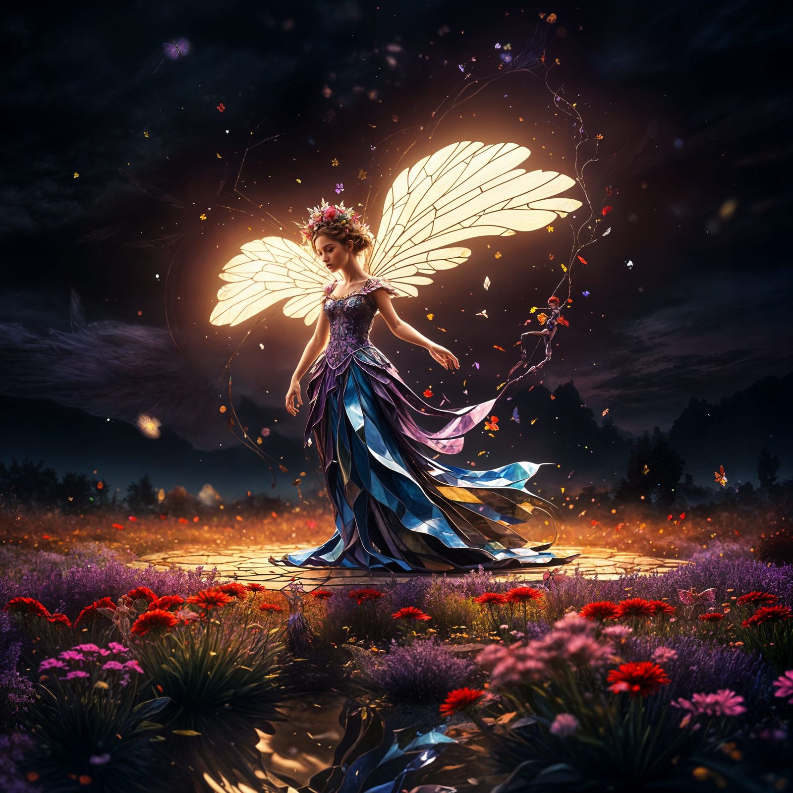 Her name is Lumeria. The Fairy that divinely glows.