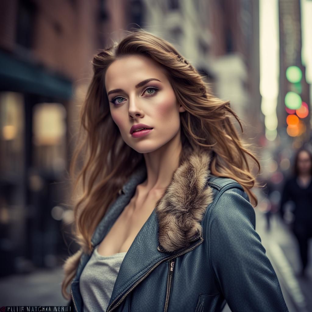 Glamour Girl in New York Street Photography