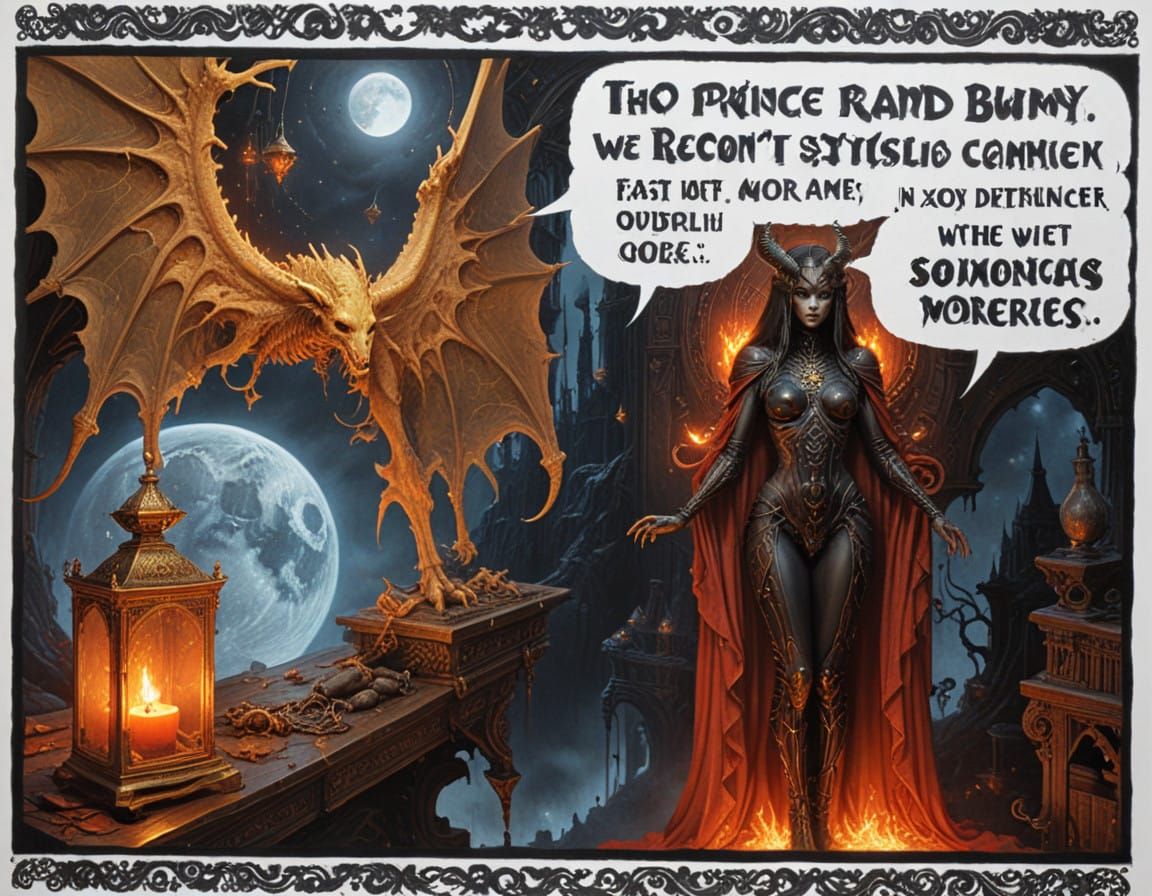 Glorious Sorceress Ignites Cosmic Knowledge