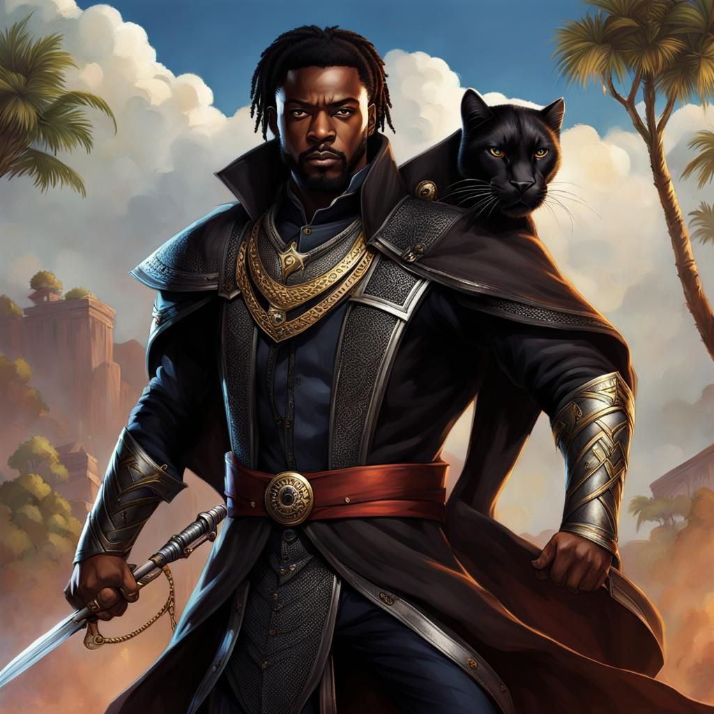 Black King's Twin: Spymaster with Panther
