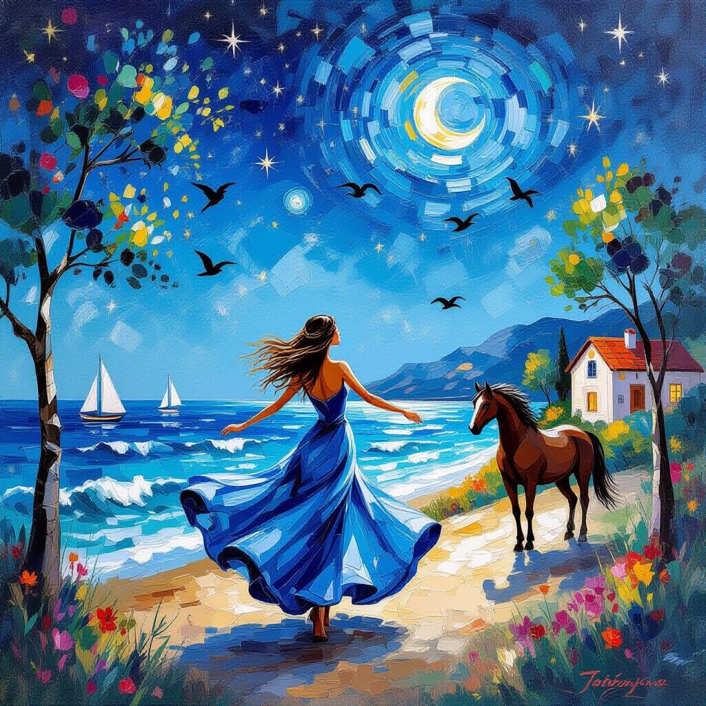 In the style of Antonio Mora