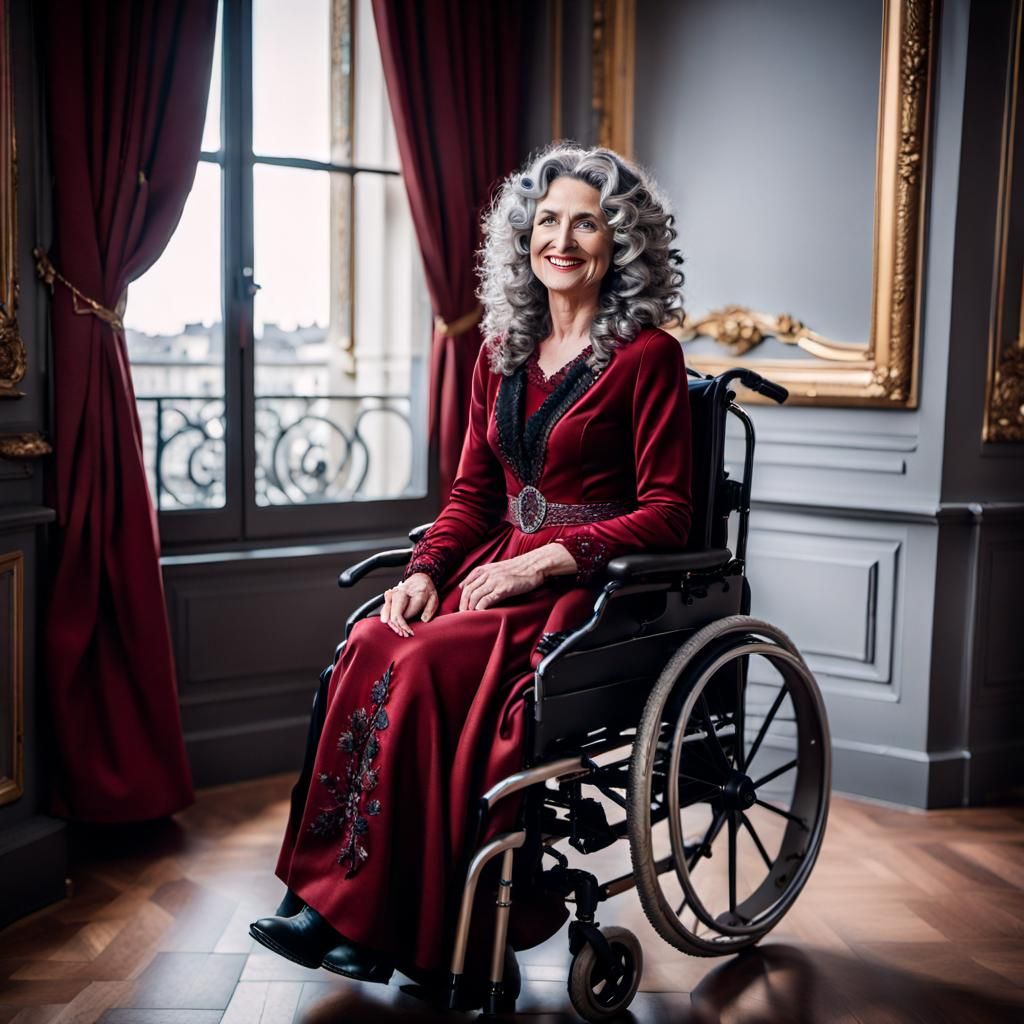 Greek Princess in Rococo Parisian Apartment