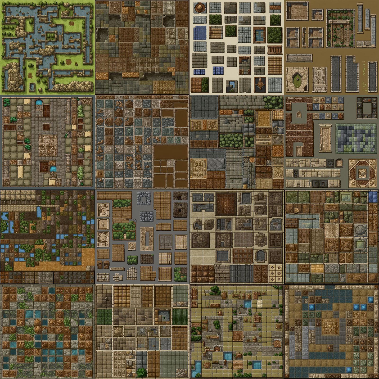 a tile set for rpg maker xp