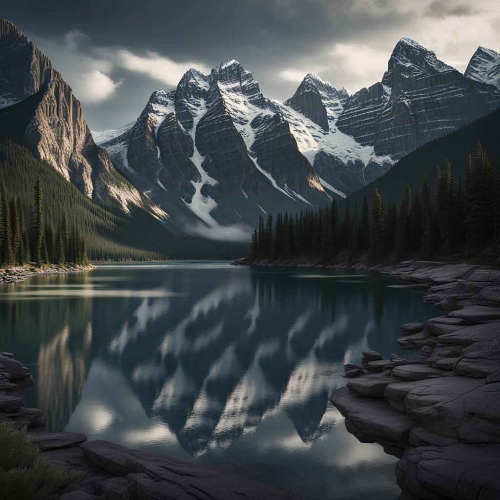 Banff National Park: Epic Digital Matte Painting