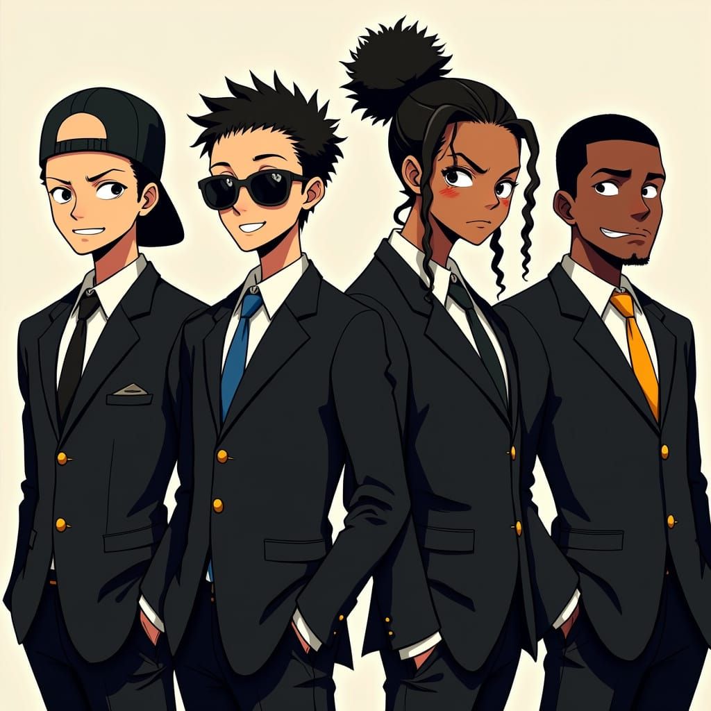 Video Game Kings in One Piece Anime Style