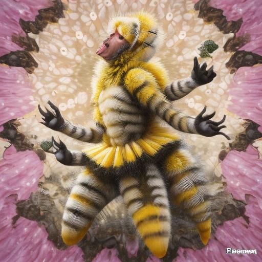 AI Generated Bee Image