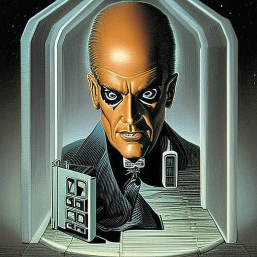 Max Headroom in Horror Style