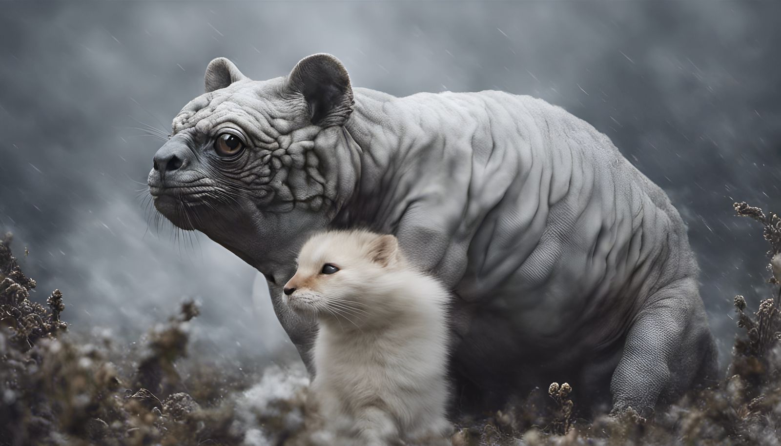 Alien People Pets in Dreamy Magical Realism