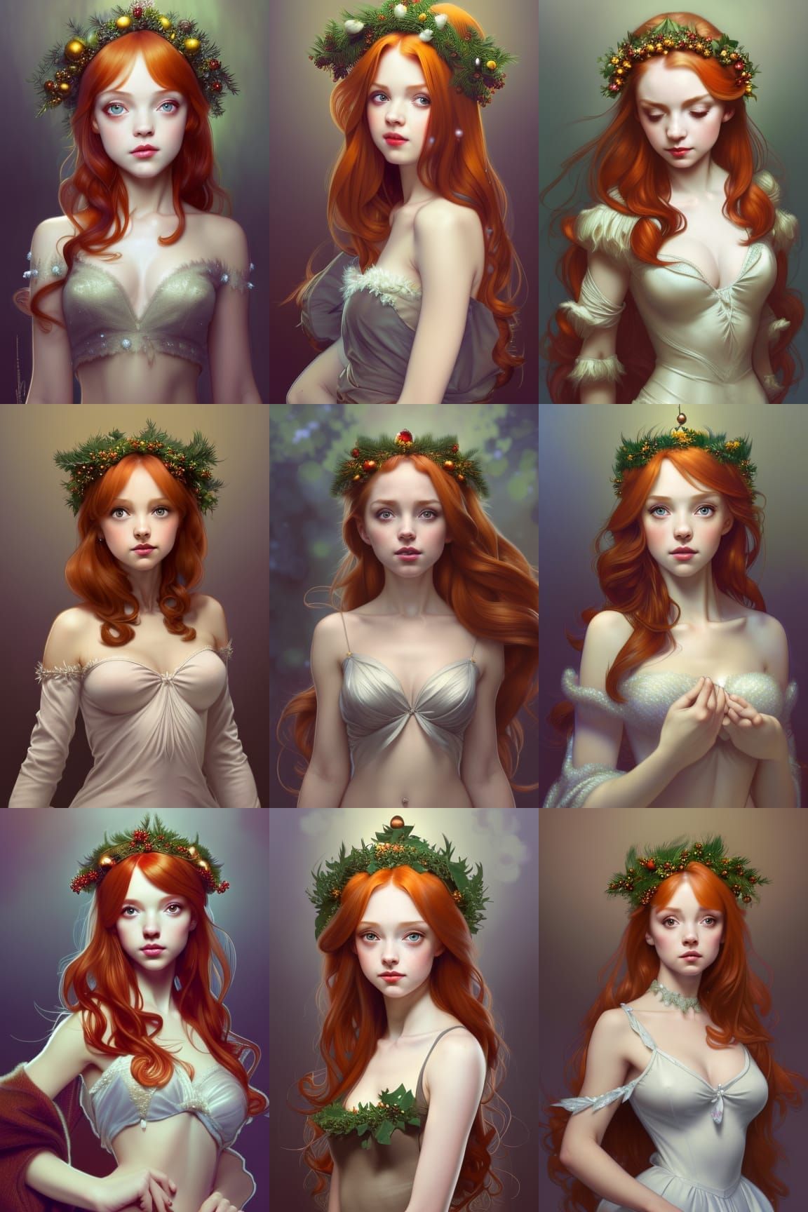 Beautiful Petite Princess Mistletoe