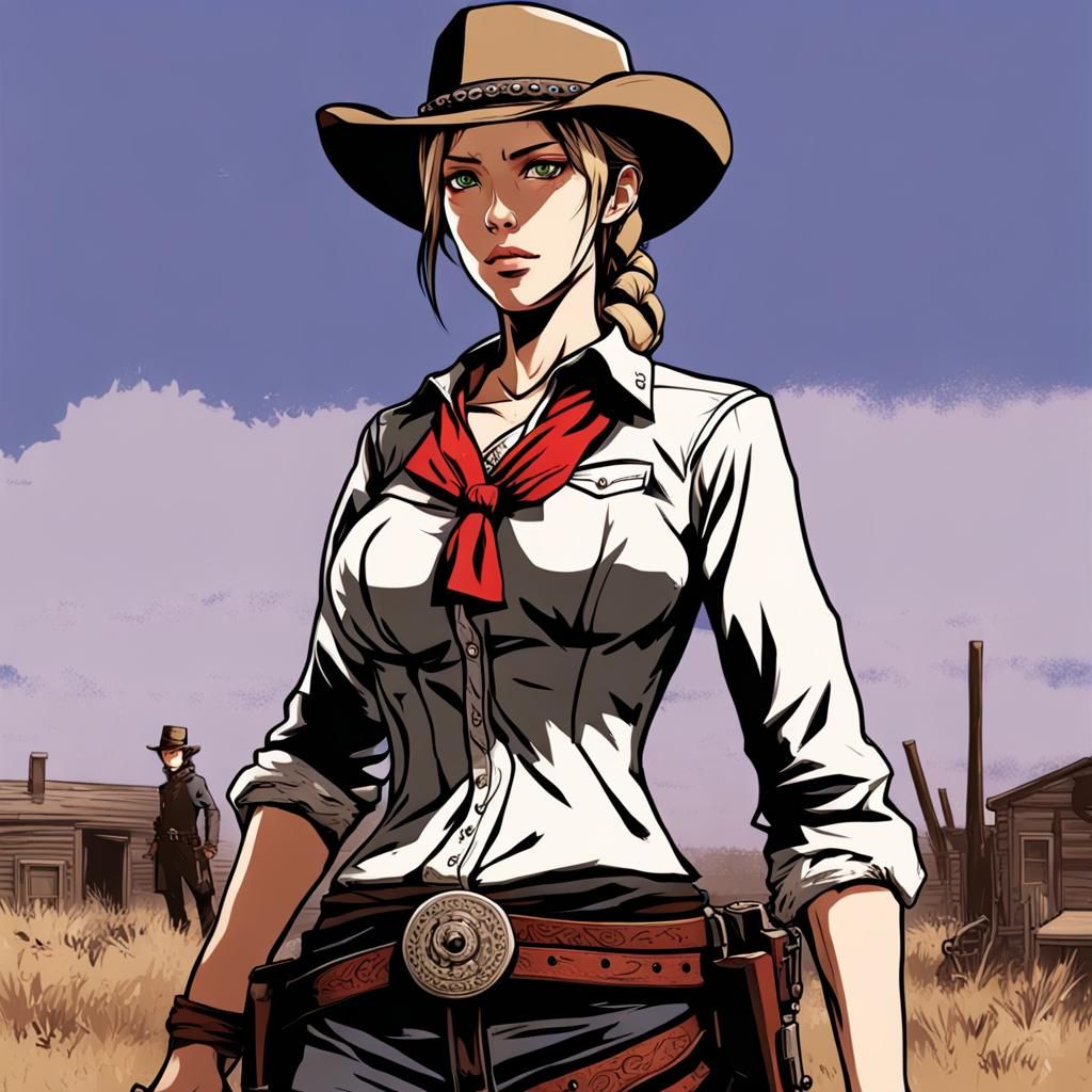 Sadie Adler in Anime Style