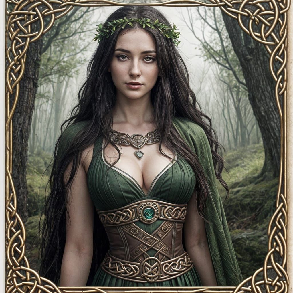 Celtic Goddess Branwen Portrait