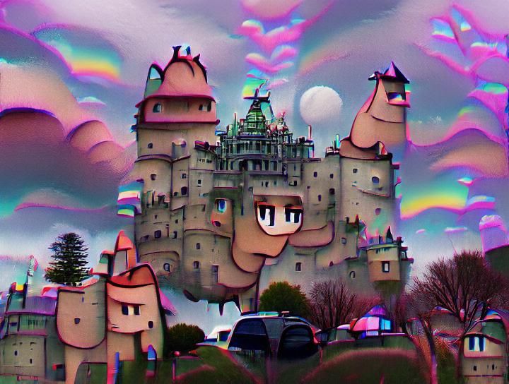 Castle on a weird world