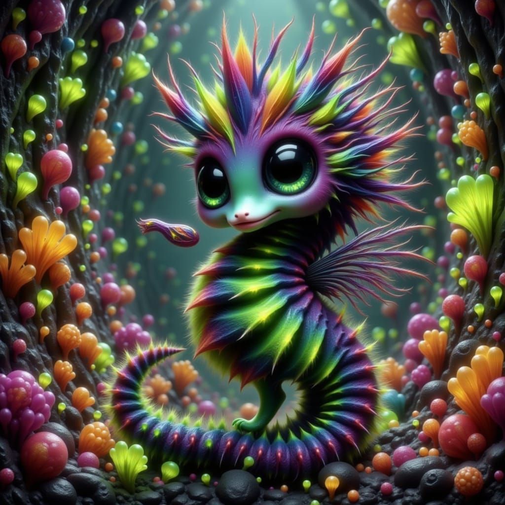 Seahorse Soaring Through Cosmic Sky