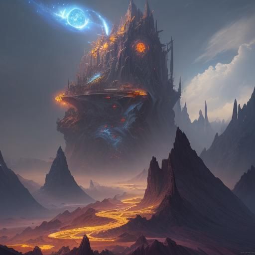 Fantastical Solar Power Concept Art in 8K