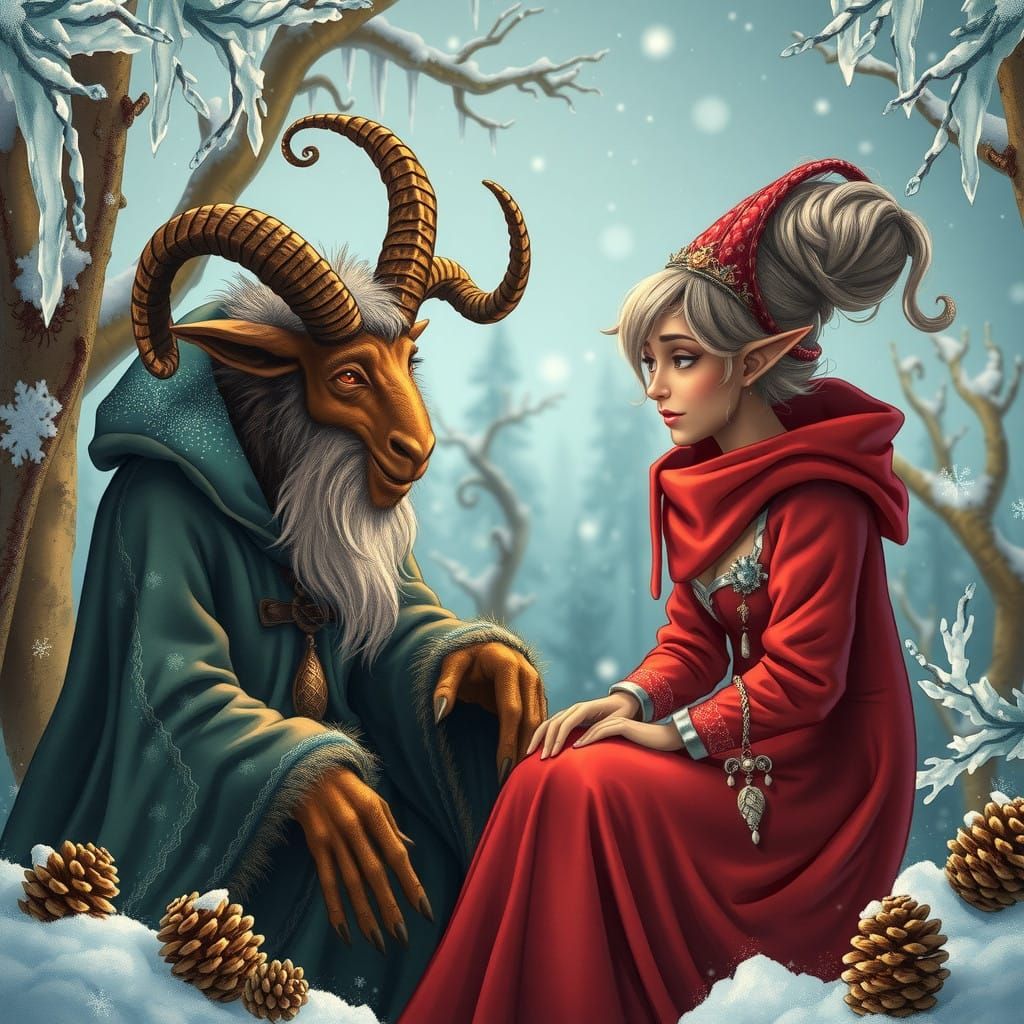 Krampus Meets the Enchanted Fairy Godmother in Whimsical Win...