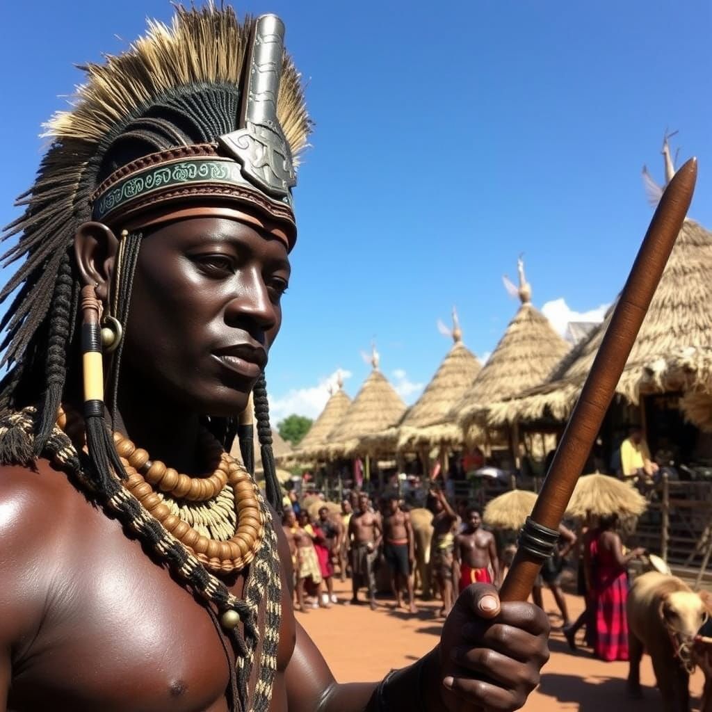 Shaka Zulu Recreated: A Powerful Portrait