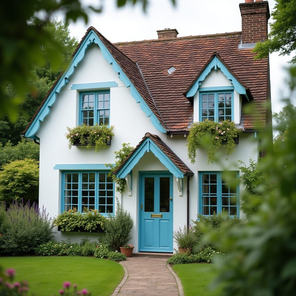Whimsical Cottage in Shallow Focus
