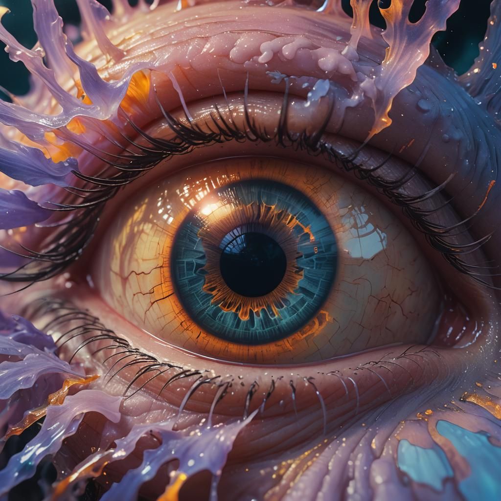 Eye Portal to Alternate Reality, Digital Matte Painting