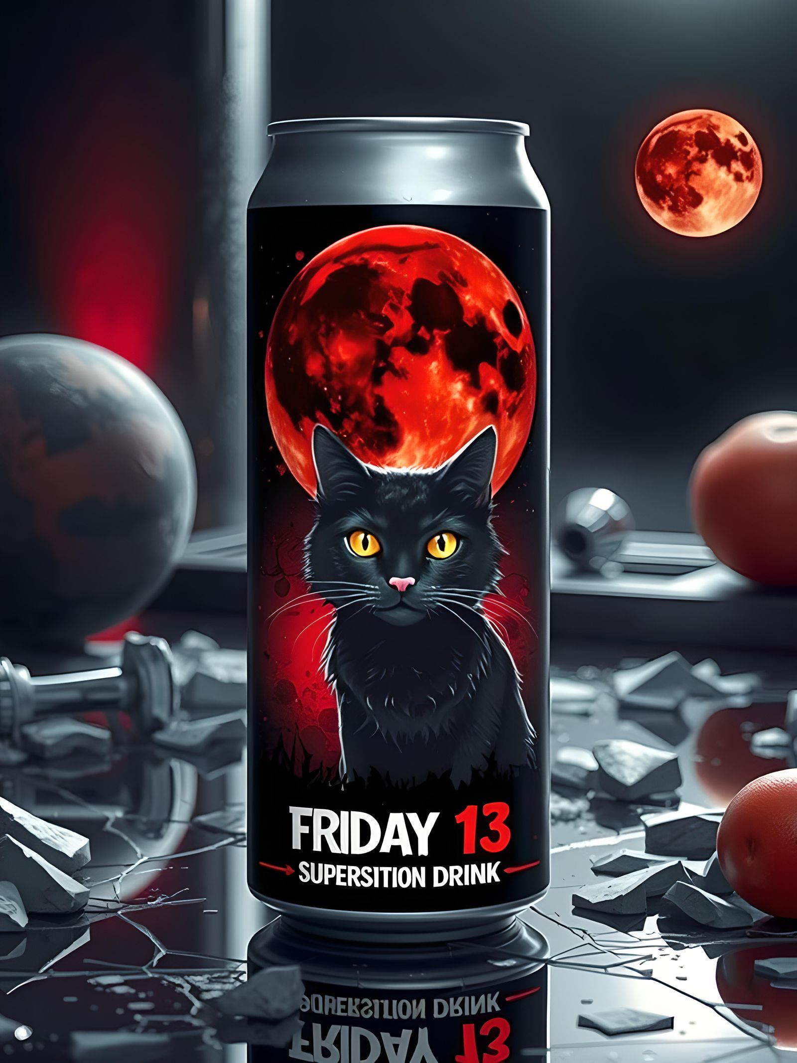 🌘Friday 13 Superstition Drink: Drink, If You Dare! 🌒