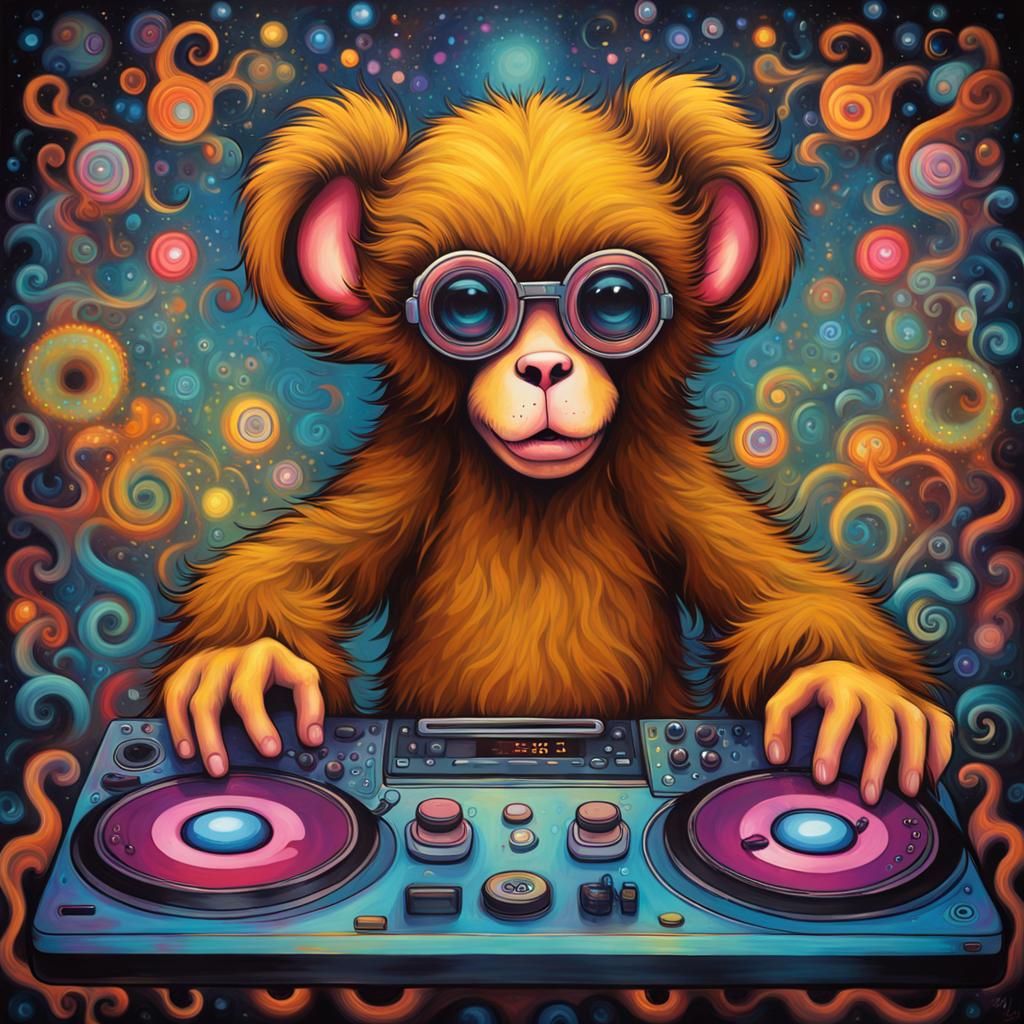 Psychedelic Rave: British DJs as Animals in Oil