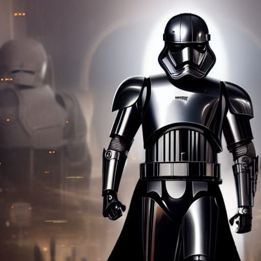 Cyborg Stormtrooper Sith Lord Digital Painting