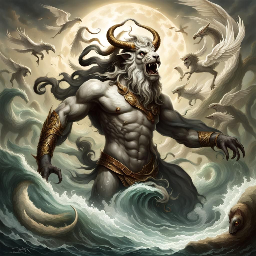 Greek Mythological Creatures Digital Art