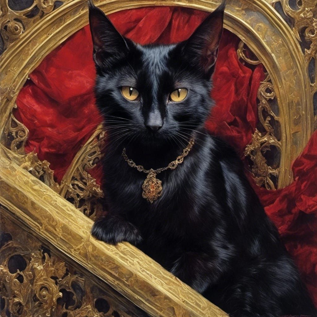 Loki as Dracula in Dark Fantasy Style