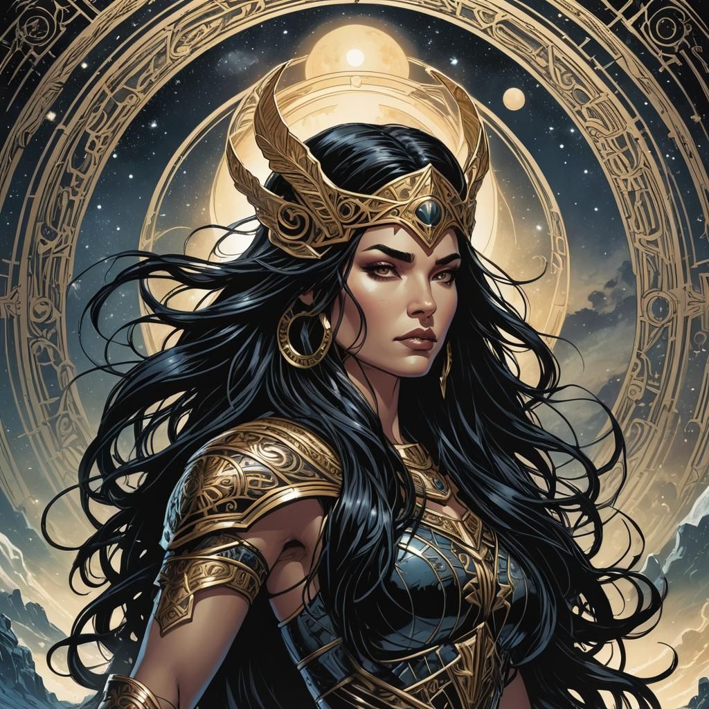 Saturn as Norse Goddess in Comic Book Art