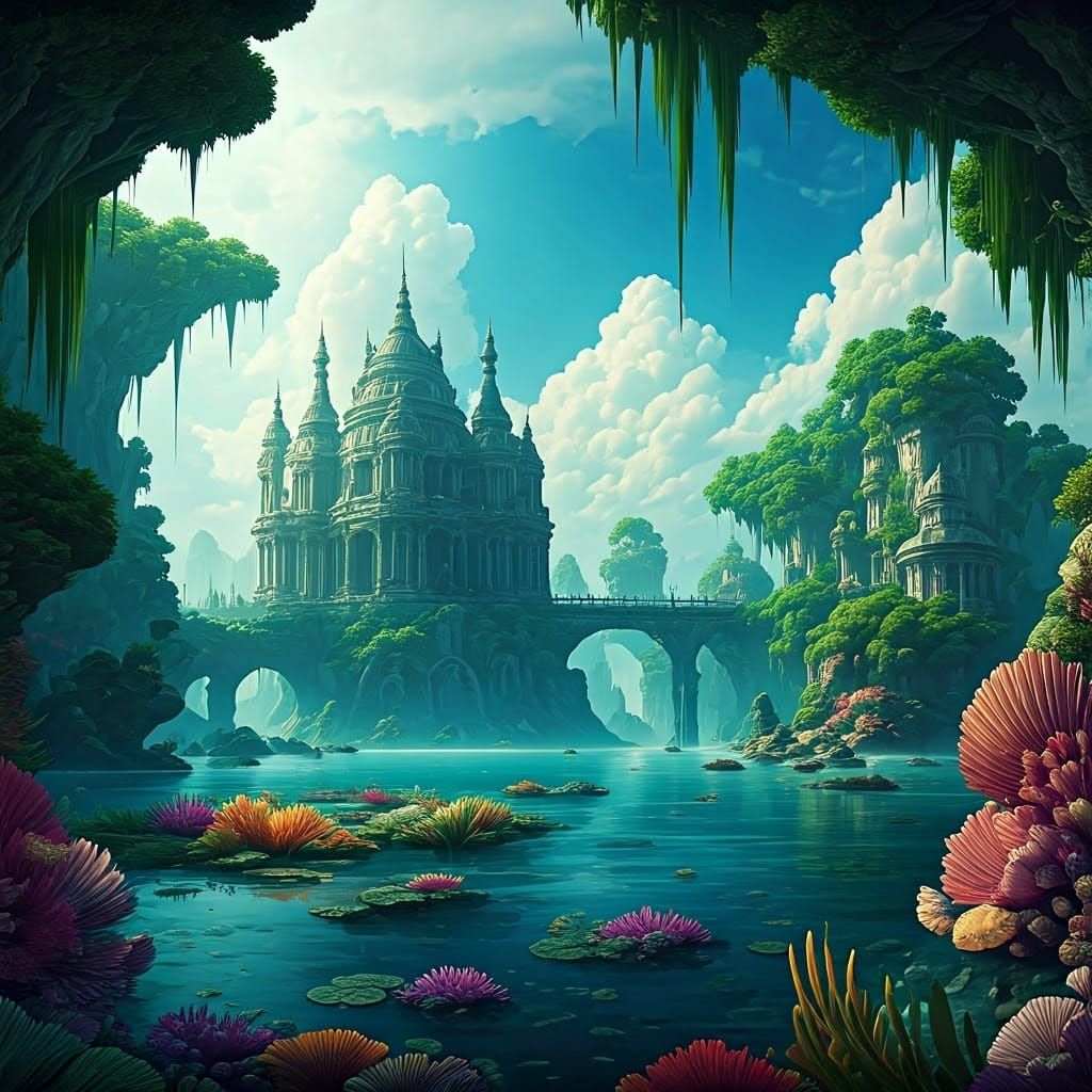 Enchanted Aquatic Metropolis