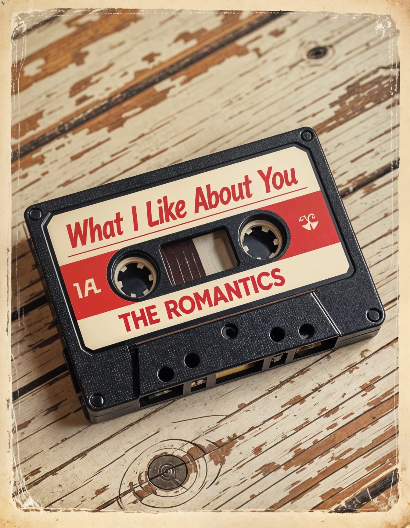 Vintage Cassette Tape "What I Like About You" Album Art