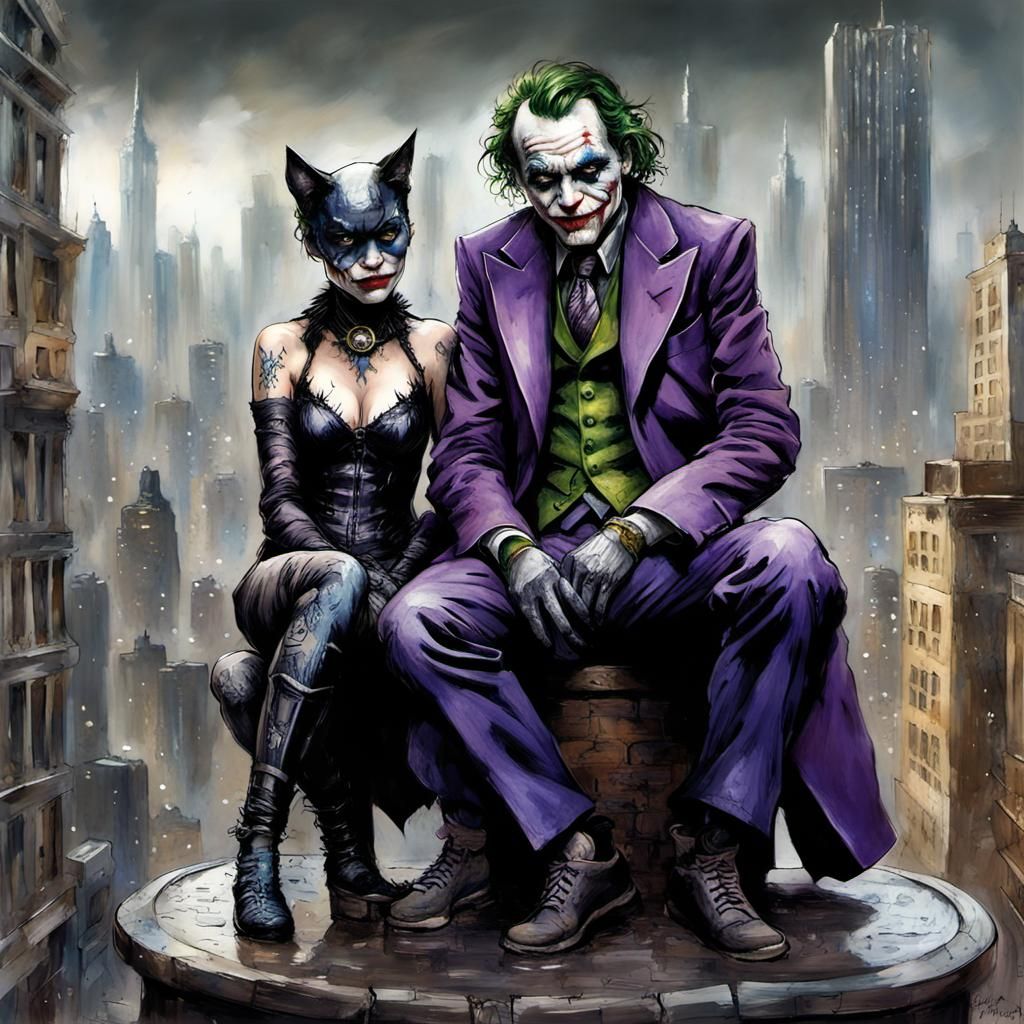 The Joker and Cat Woman