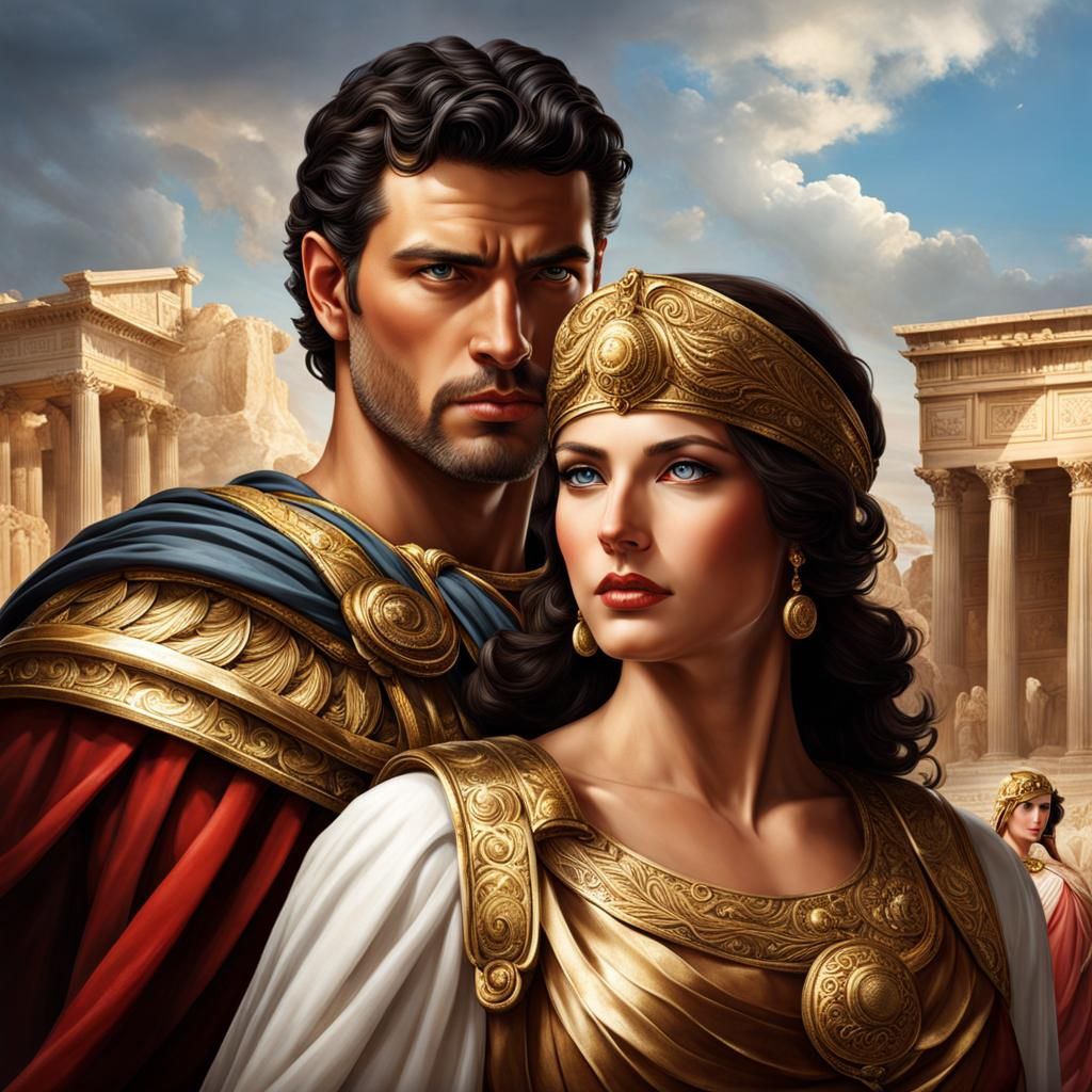 Roman General with Greek Priestess