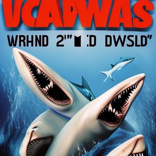 Jaws 3D Movie Promotional Poster