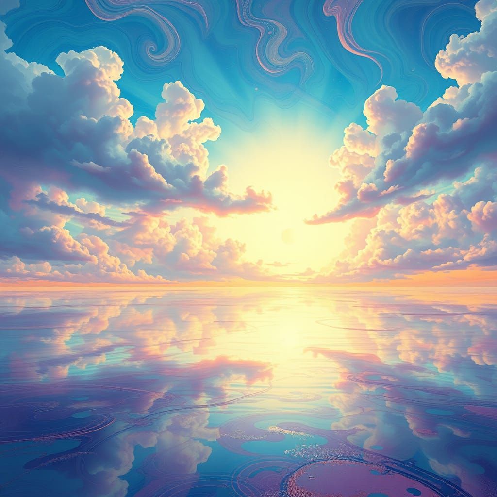 Ethereal Dreamscape in Vibrant Colors